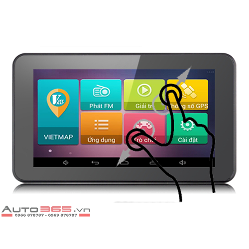 BẢN ĐỒ VIETMAP B70 GPS DẪN ĐƯỜNG THÔNG MINH